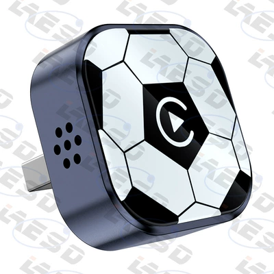 2-in-1 football-style smart car – Simsiz CarPlay və Android Auto - q1a-royal-blue-football-shaped-metal-glass-android-auto-2-in-1-carplay-box-is-only-suitable-for-use-with-overseas-systems