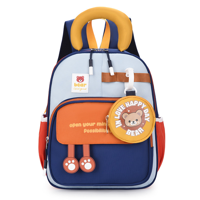 2026 New Lightweight Kindergarten Backpack for Boys and Girls - Cute, Lightweight, Large Capacity, Dopamine-Enhancing Children's Shoulder Bag
