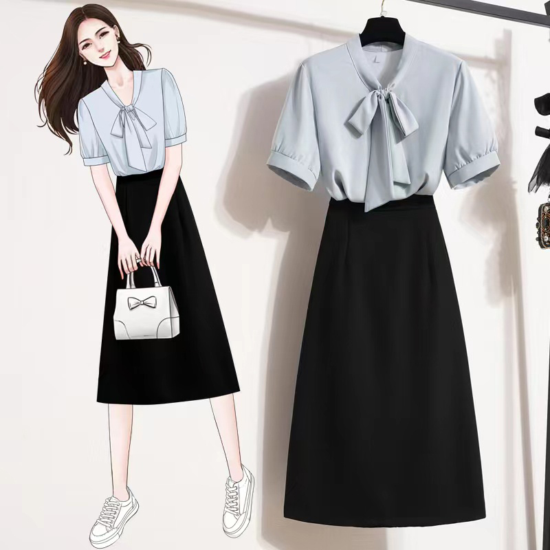 Teacher's Outfit, Women's Clothing, Teaching Qualification Interview Suit, Summer Workwear, Professional Skirt for Commuting, Formal Occasion Skirt