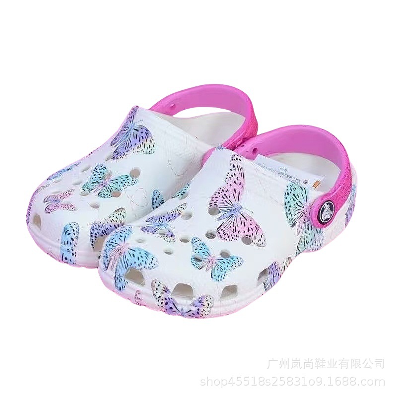 Zapatos con agujeros para niños estrella clásicos Sandalias de bebé para hombres y mujeres Verano para niños pequeños y medianos Baotou antideslizante e impermeable marea se puede vender al por mayor