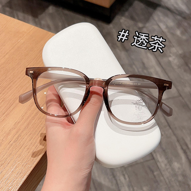 新型韓国系超軽量TR90円枠メガネフレーム女性高級感早八すっぴんメガネは近視度数があります。|undefined