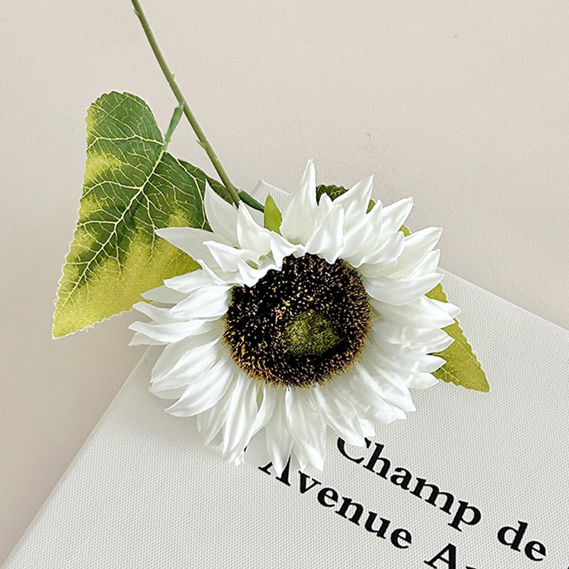 Ramos de Girasoles Artificiales para Decoración del Hogar o como Accesorios de Fotos, al Por Mayor