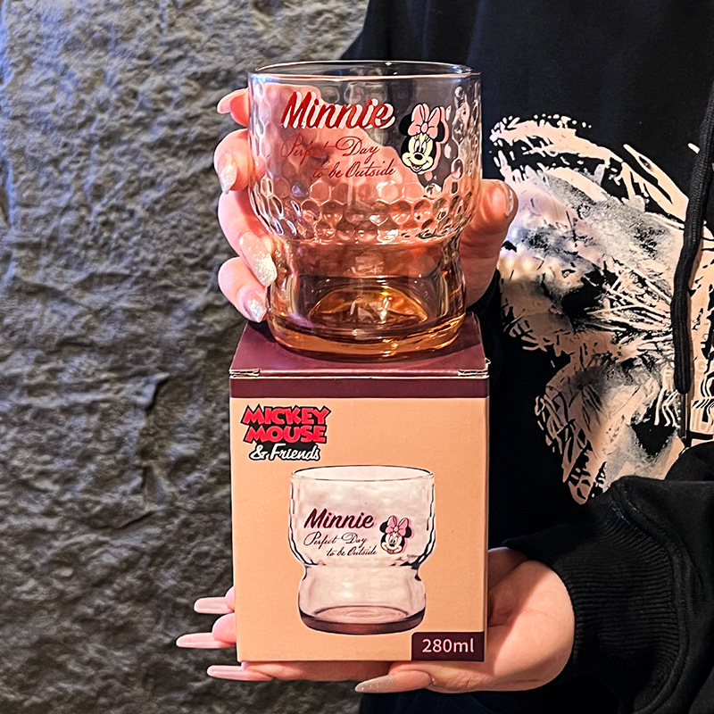 Nuevo tipo de taza de vidrio caja de regalo martillo retrógrado taza de agua potable taza de jugo taza de vidrio taza de moda taza transparente