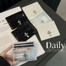 欧美潮牌卡包插卡适用驾驶证卡套款式男女通用皮套证件包多位卡夹