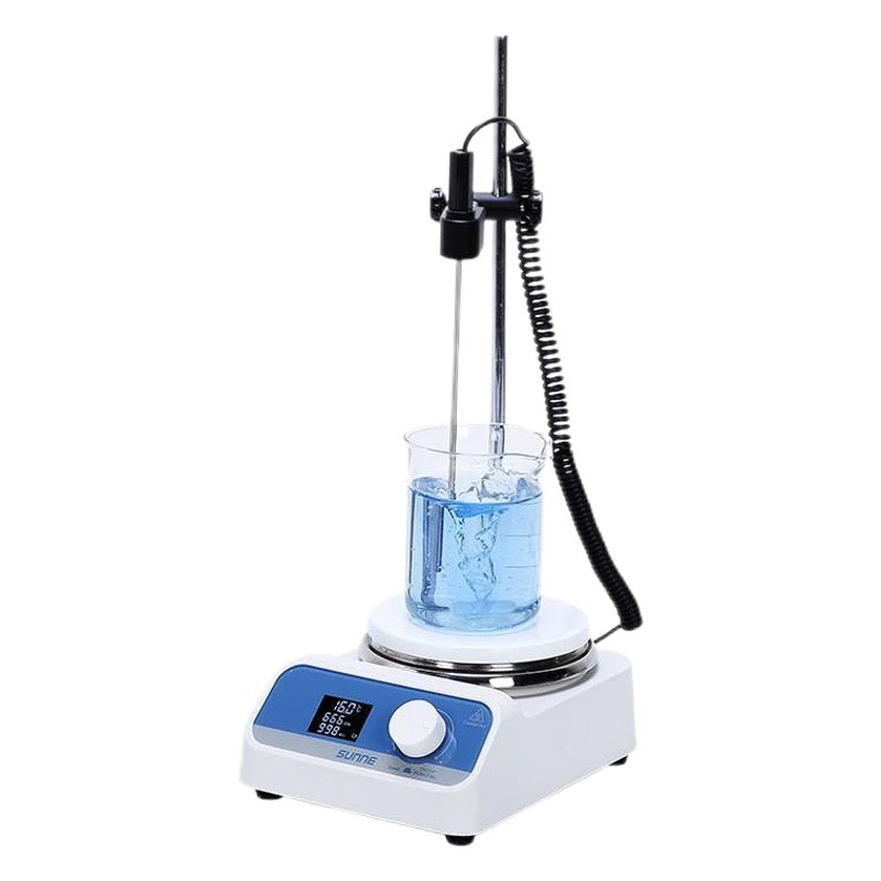 Лаборатория мини магнитной нагревательной мешалки Shangyi SN-MS-M2 Регулировка скорости цифрового дисплея Электрический миксер большой емкости