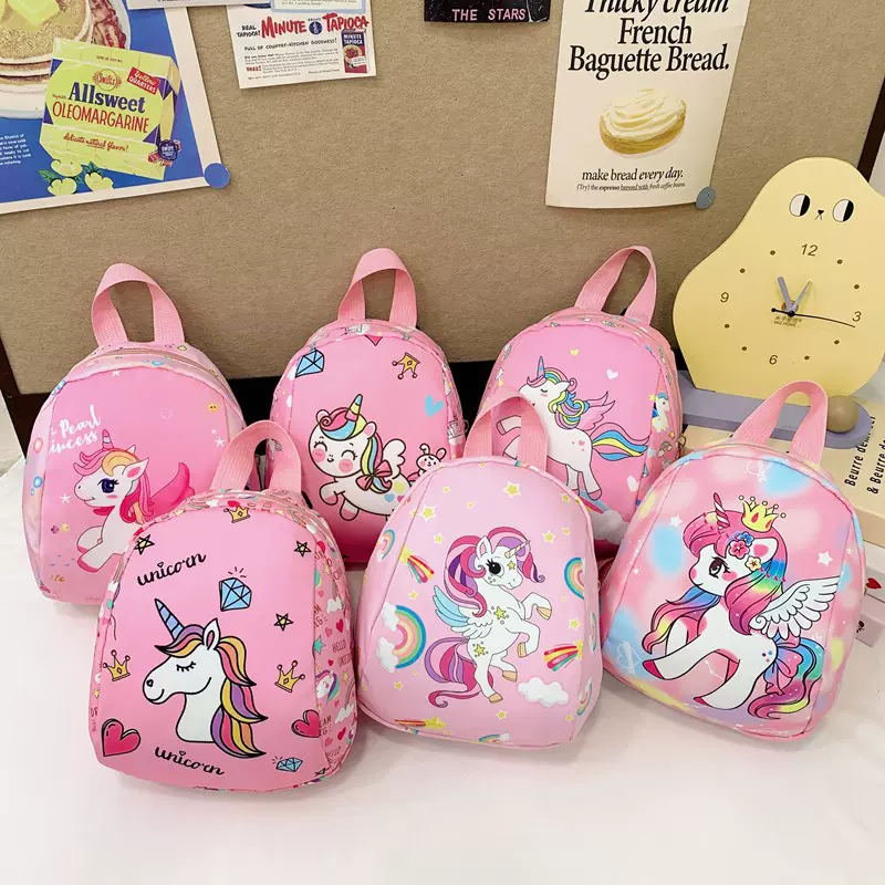 幼儿园宝宝背包2024新款可爱卡通小女孩双肩包男女童书包一件代发