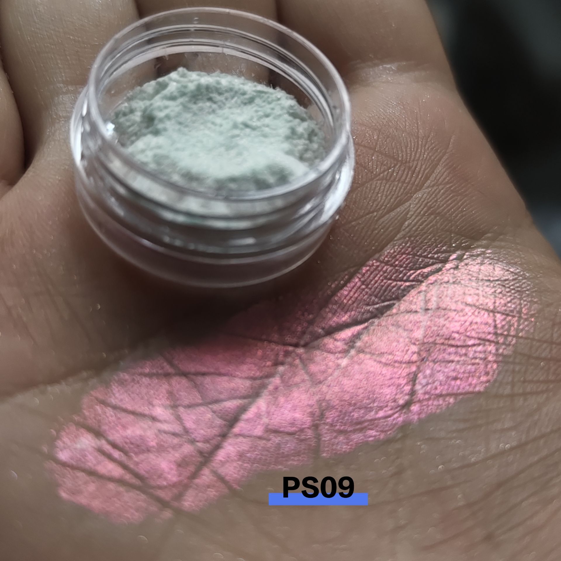 批发高光幻彩极光白变色龙偏光粉变色龙闪粉1g