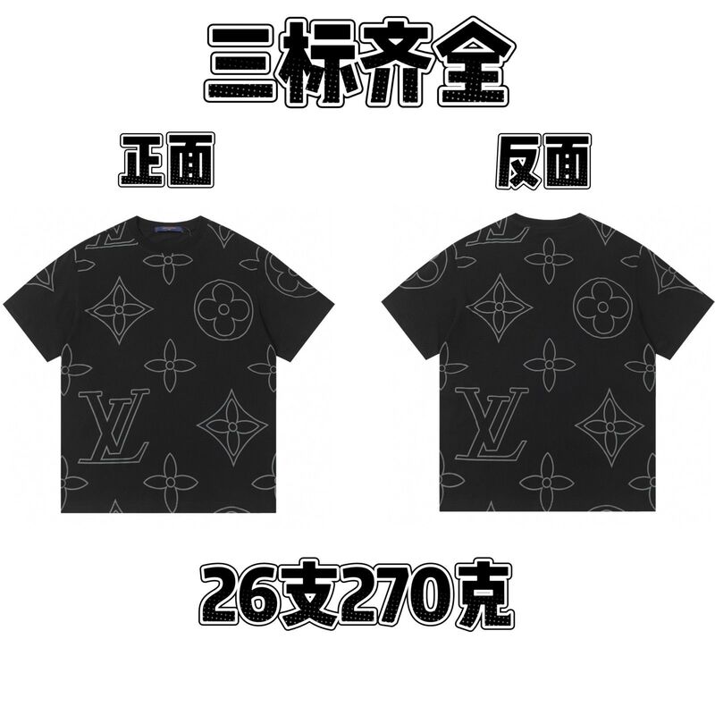 25春夏純綿ラウンドネック半袖Tシャツ漫画文字プリントカジュアルルーズ万能トップス流行万能|undefined