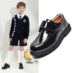 Boys Leather School Performance Dress Kids Shoes��ͯ�W��ƤЬ