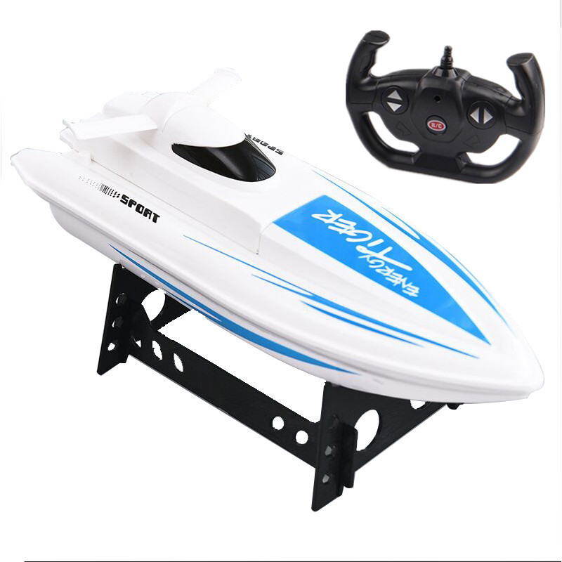 遥控船高速快艇超大水上游艇电动轮船模型防水无线儿童男孩玩具船