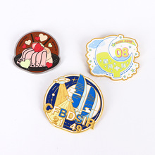 金属徽章定制烤漆珐琅胸章金属徽章司徽校徽胸针制作企业LOGO