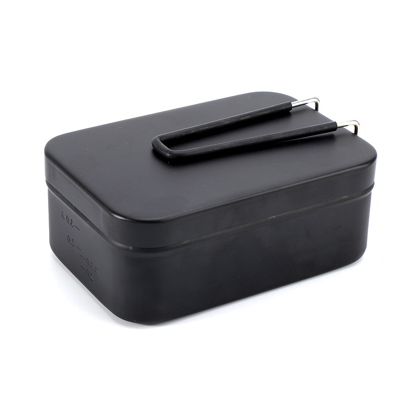 Japanese square lunch box for traveling