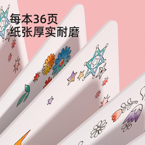 Princess Milu Dress Up Sticker Book Fantasy Hand-painted Children's Poke Painting Handmade DIY Little Girl Paste Painting Toy