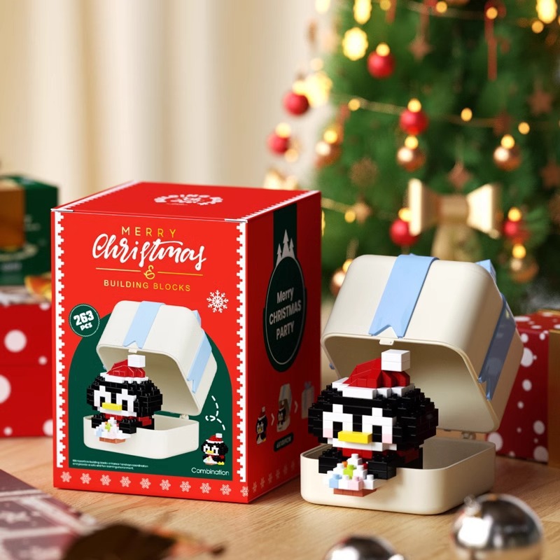 Caja de regalo de pingüino de Navidad 263pcs