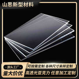 高透明亚克力板PC防静电透明有机玻璃板磨砂板激光加工热弯UV雕刻