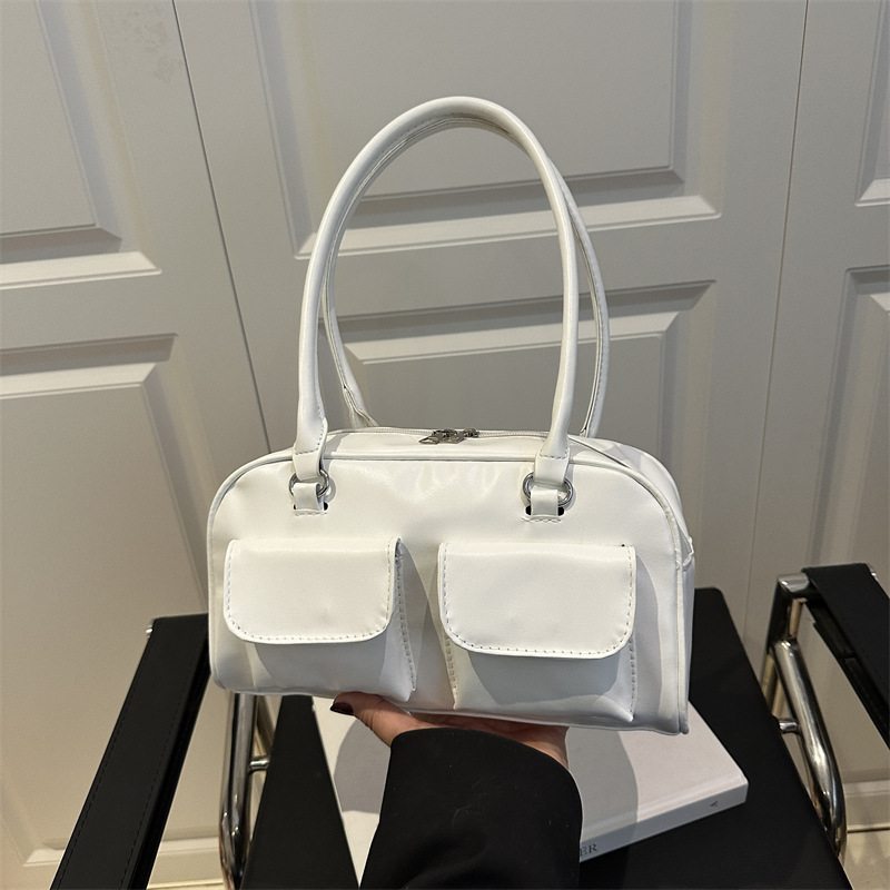 Niche Zhong 2025 estilo coreano en verano nuevo bolso de moda bolso de doble bolsillo de gran capacidad bolso de hombro de viaje