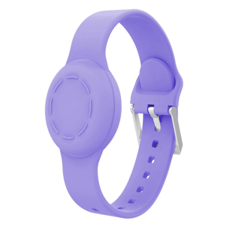 Трансграничный новый продукт, подходящий для Apple AirTag, силиконовый защитный чехол с защитой от потери, ремешок на запястье, водонепроницаемый детский ремешок для часов