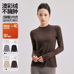 打底衫女内搭秋冬圆领高级感针织衫2025新款保暖修身显瘦长袖上衣