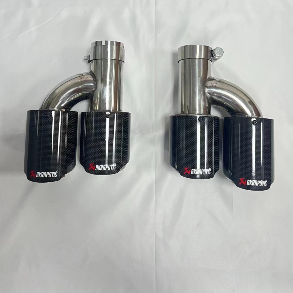 Lights, Audi Big Surrounded - original-exhaust-dedicated-quad-outlet-tail-throat-carbon-fiber