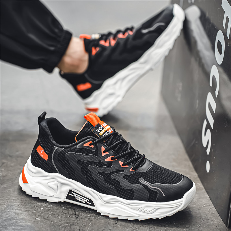 Zapatos de hombre verano 2024 nuevo versátil red transpirable juvenil elevación deportiva ocio correr papá zapatos de moda hombre image 4