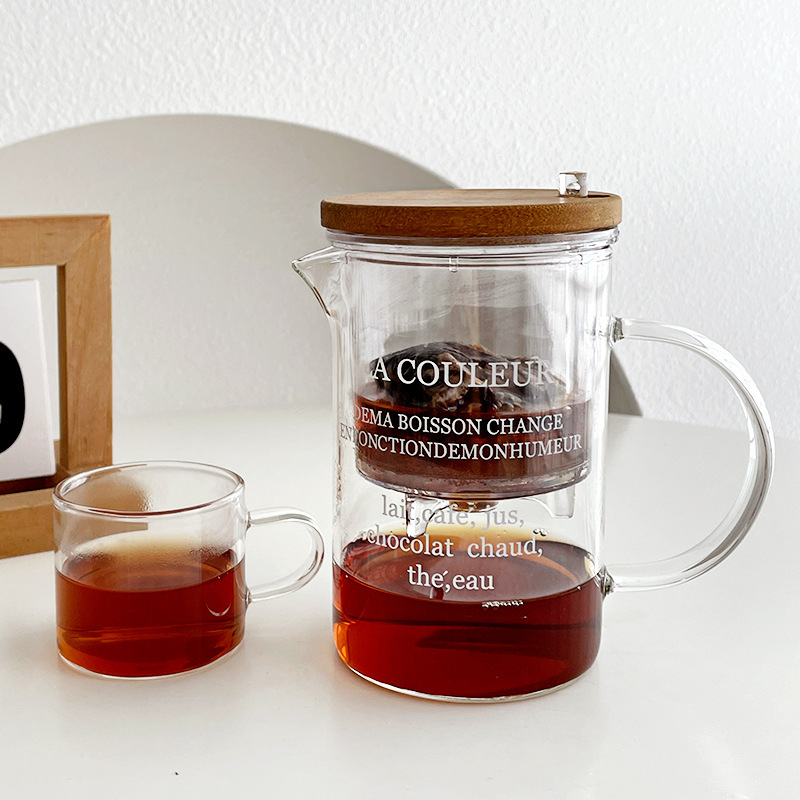 2024 new tea separation tea cup household high temperature resistant glass teapot Office dedicated scented tea tea maker