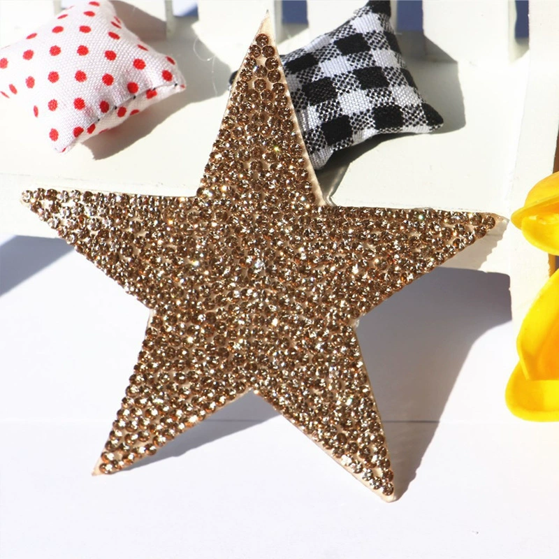 Фабрика прямых продаж с бриллиантами пятиконечная звезда индивидуальная стразы самоклеящаяся обувь шляпа одежда хрустальная страз