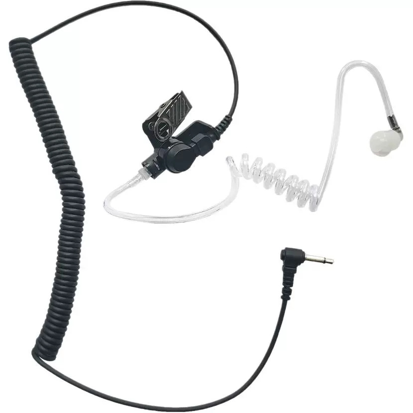 (2개) RHF 617-1N 3.5MM 수신기 이어폰 투명한 음성 코일 튜브 이어버드 트랜시버 만