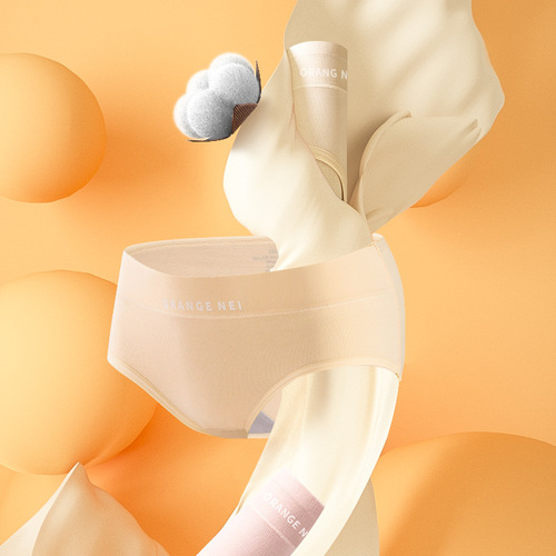 Panties for women, pure cotton banana-shaped Zhongshan underwear factory wholesale, pure cotton women's large size silk triangle underwear