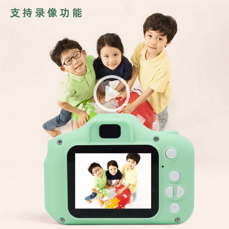 Cámara Digital de Juguete Infantil Mini SLR X2, ABS, para Niños image 5