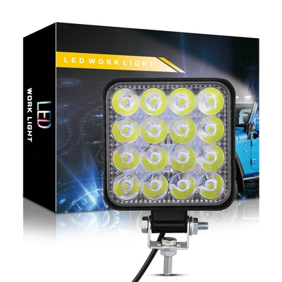 Other lights Round and Square, 16 Lights - square-white-light