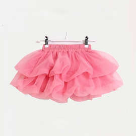 女童半裙网纱蓬蓬裙小女孩公主风短裙春夏百搭儿童tutu裙休闲可爱