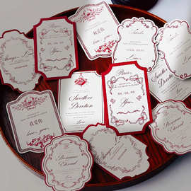 情人节复古英文烫金吊卡鲜花束包装饰卡片贴卡摆件花艺贺卡diy材