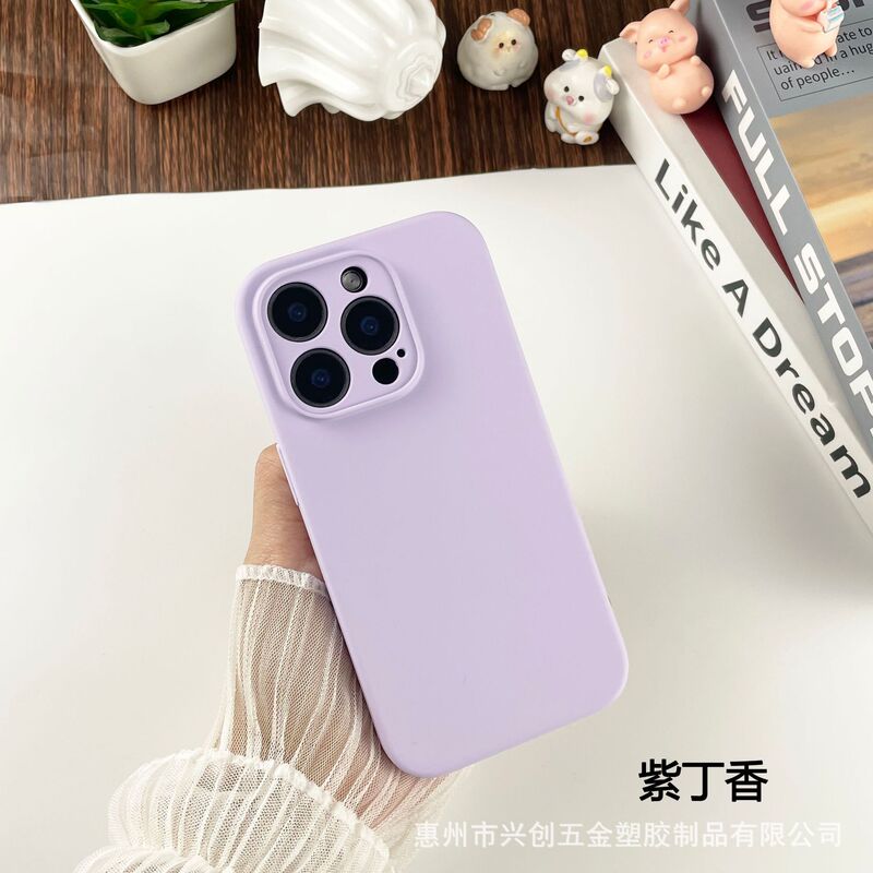 液体シリコン製 iPhone 17/16 Pro Max/15/14用スマホケース 全面保護 落下防止 肌触り保護カバー|undefined