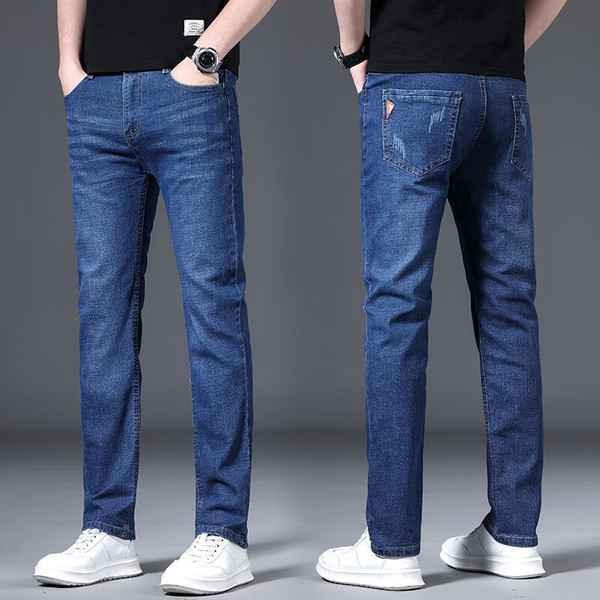 summer elastic jeans