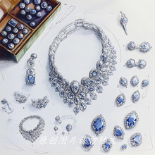 项链定 制饰品定 制18K金婚戒饰品定 做加工设计珠宝首饰加工