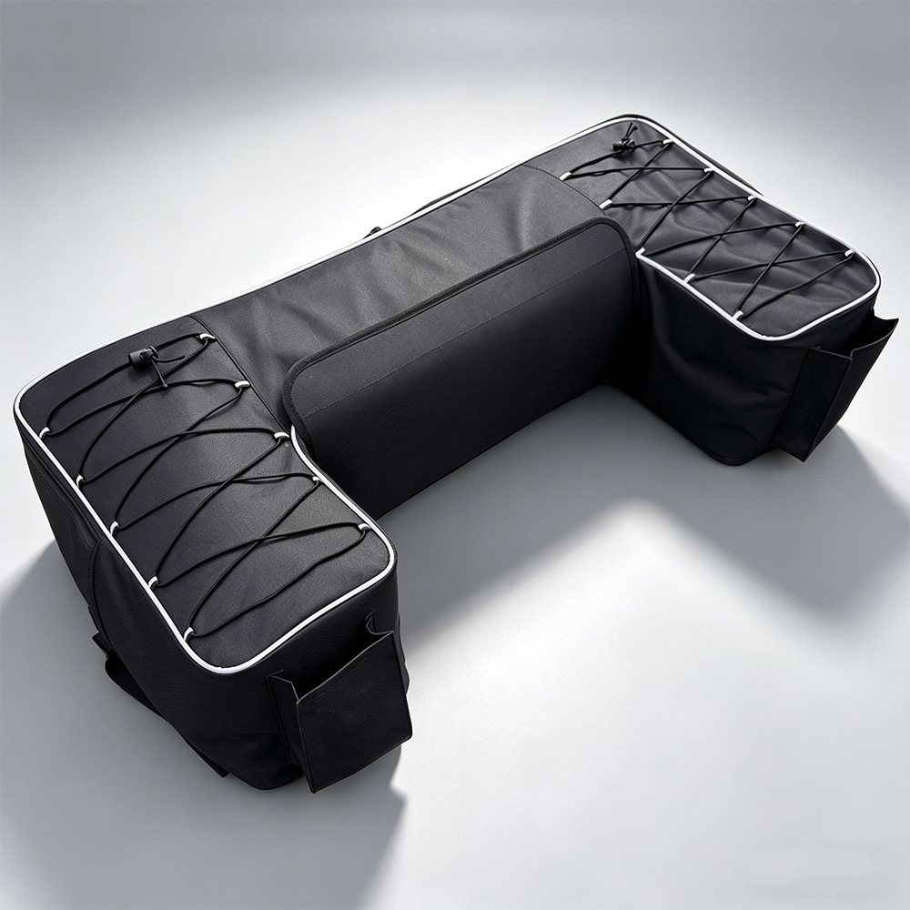 Bolsa trasera de ATV todo terreno impermeable y resistente al desgaste de gran capacidad bolsa de almacenamiento del asiento trasero equipo de viaje al aire libre