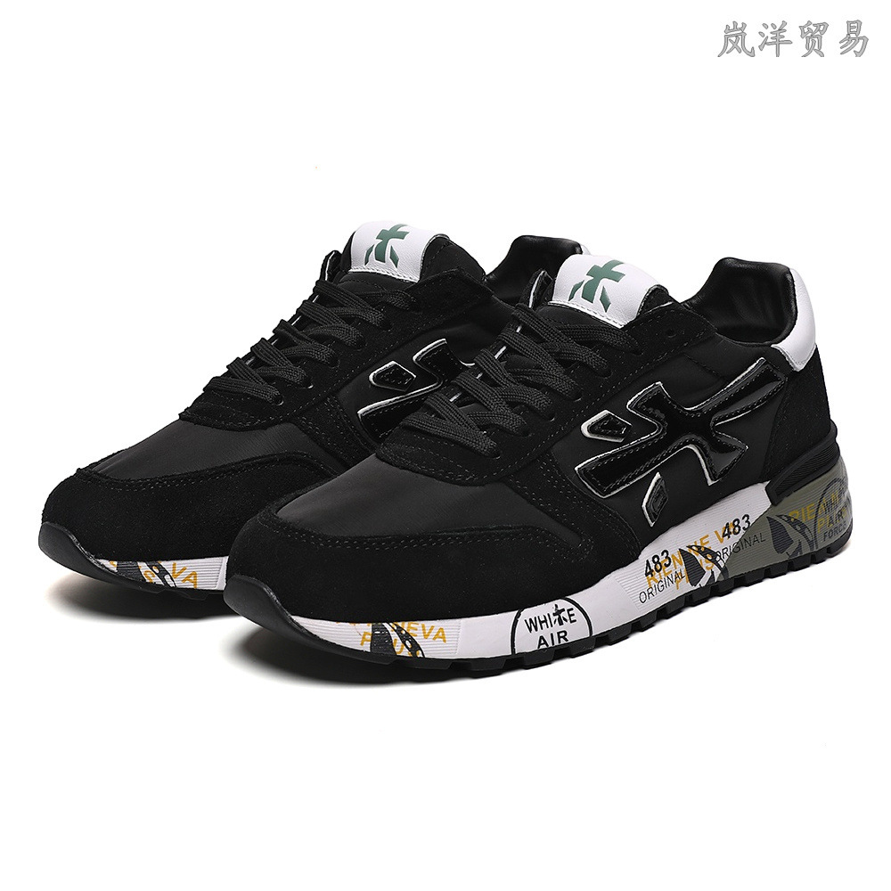 Comercio exterior transfronterizo nuevos zapatos masculinos premium, suela gruesa transpirable, zapatos deportivos casuales de cuero anti-pelú.