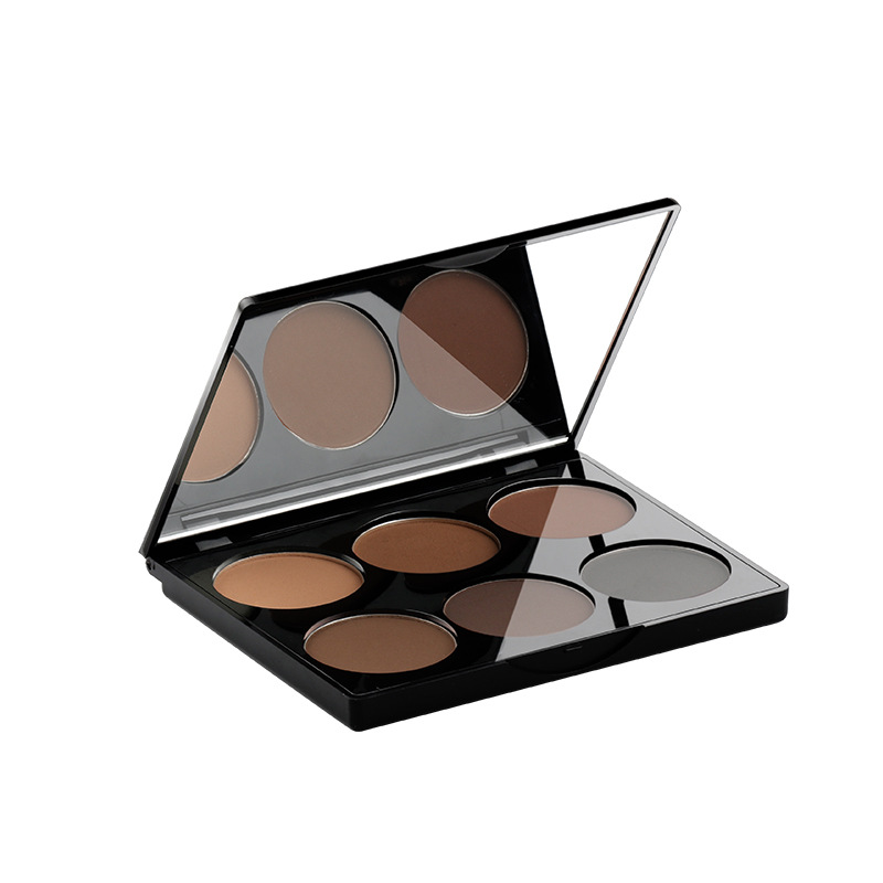 MAYCHEER estereoscópico brillante seis colores de polvo de reparación de la piel, polvo de eliminación de la piel, polvo de maquillaje de mantenimiento, polvo de maquillaje de fijación