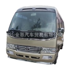 贸易精品中巴客车 手续齐全 出口外贸版考斯特23座商务巴士电动门