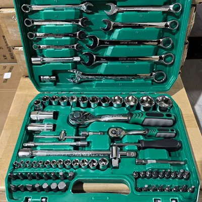 Mühərrik tənzimləmə alətləri — Wrench Set, Comprehensive Home Auto - 82-piece-72-tooth-auto-repair-socket-wrench-set
