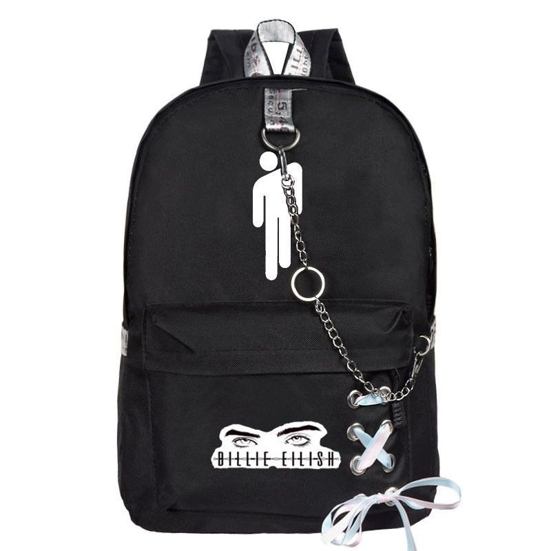 Сумка Billie Eilish Bili Elish Surrounding Bag Bags Backpack Street Casual Мужчины и Женщины Холщовые Сумки
