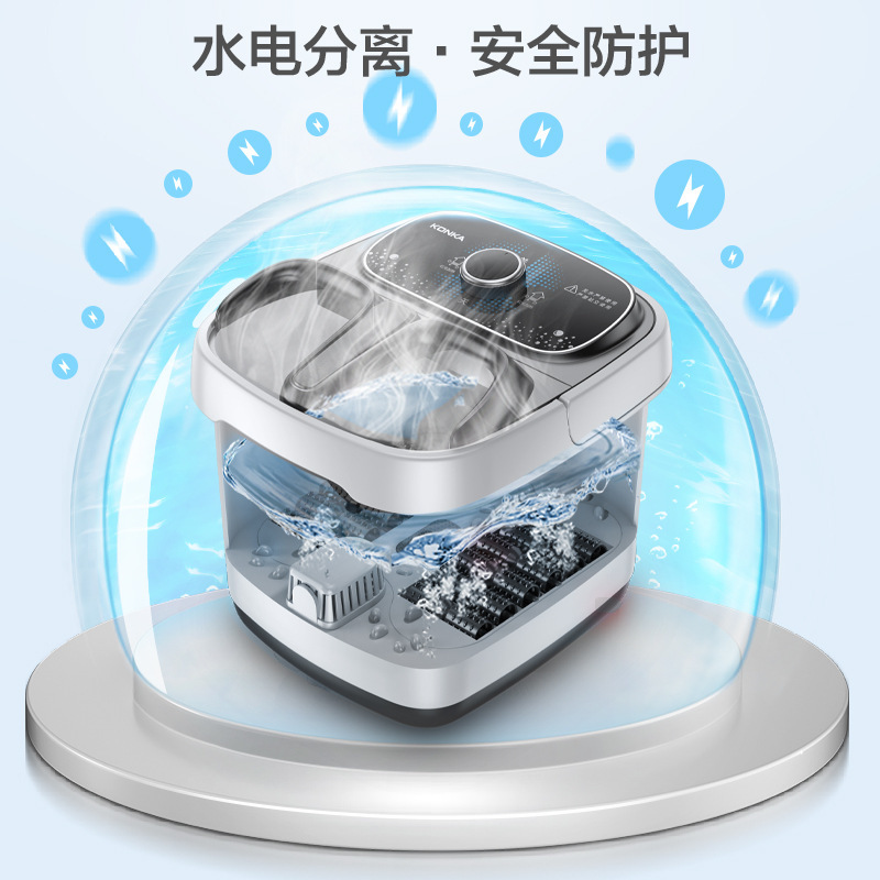 康佳折り畳み足桶全自動家庭用加熱電動マッサージ足浴槽足浴桶メーカー卸売り|undefined
