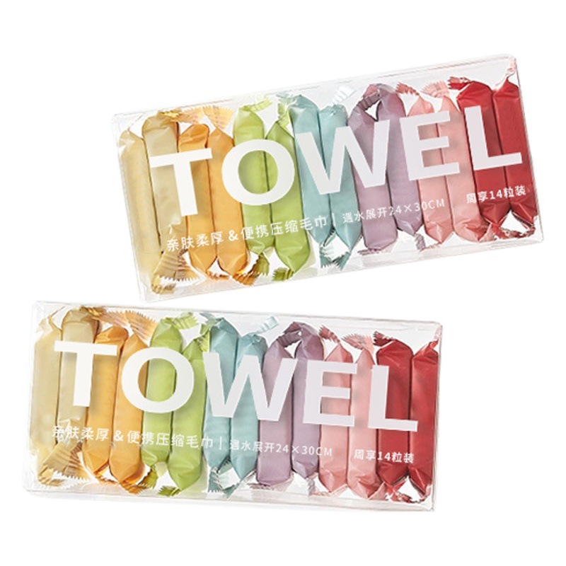 Quick-drying cotton face wash towel disposable face wash towel independent packaging travel portable compressed towel manufacturers
