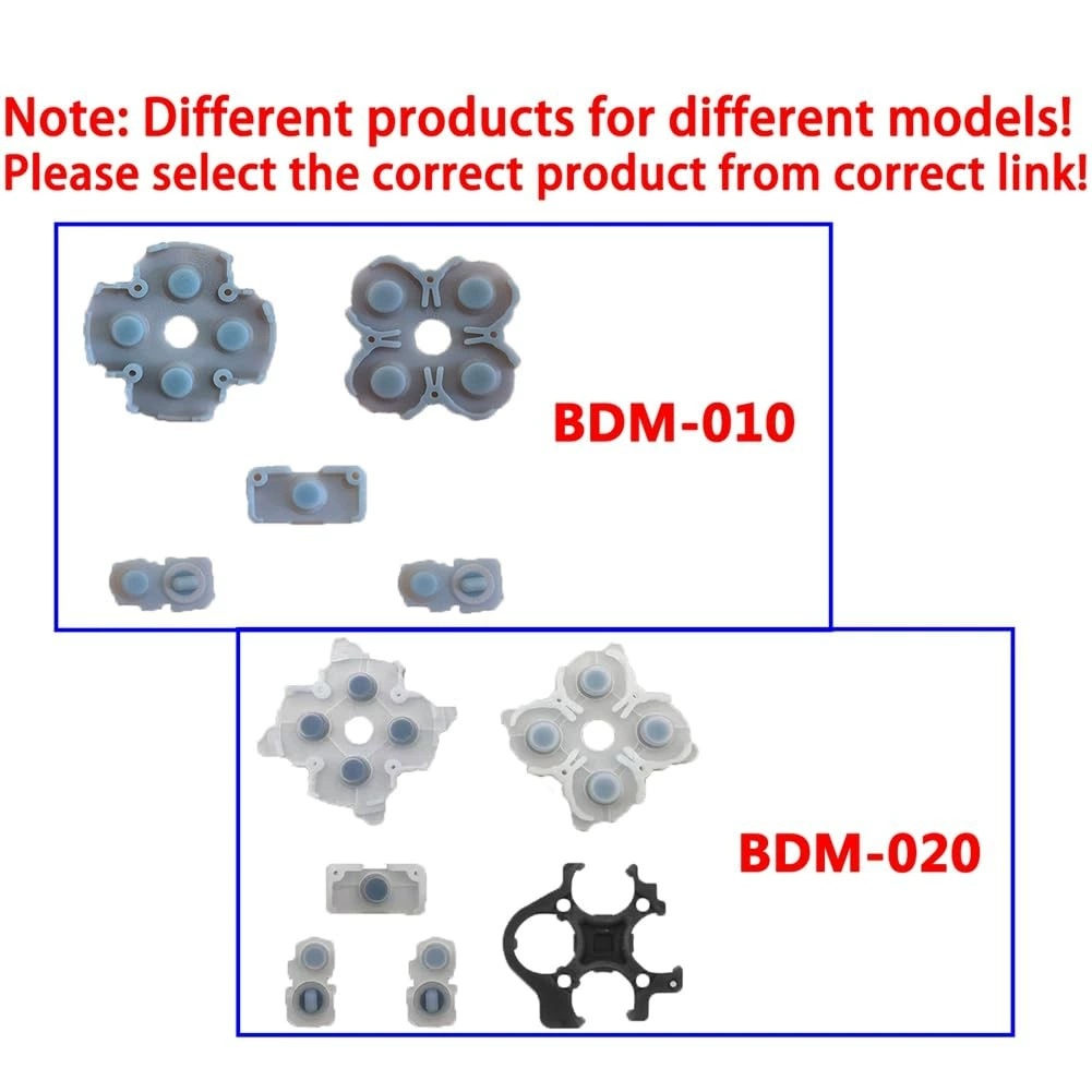Silicone Conductive Button Kit for PS5 Controller (PS5), Replacement Pads 1st–3rd Gen