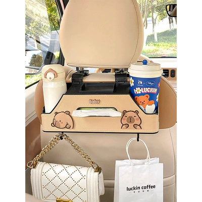 Car storage bag/box | Seat Back Row Creative Tissue
