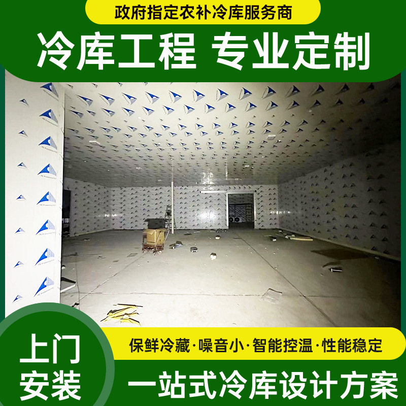 冷库全套设备 水果蔬菜海鲜肉类保鲜库 食品商用低温冷藏速冻库