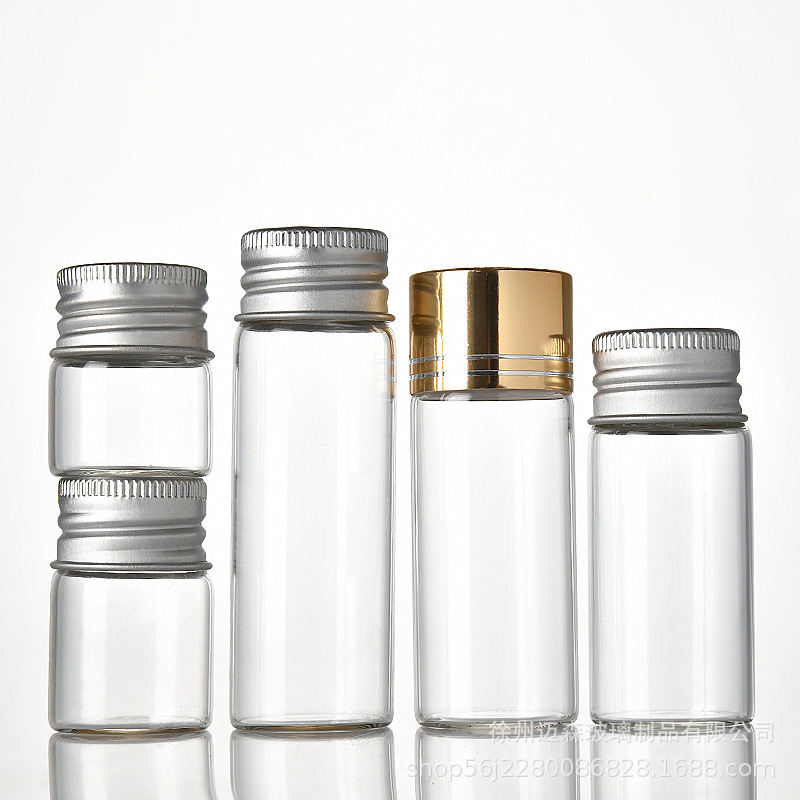 直径27螺口高硼硅管制瓶分装瓶胶囊瓶保健品分装空瓶糖果瓶罐装