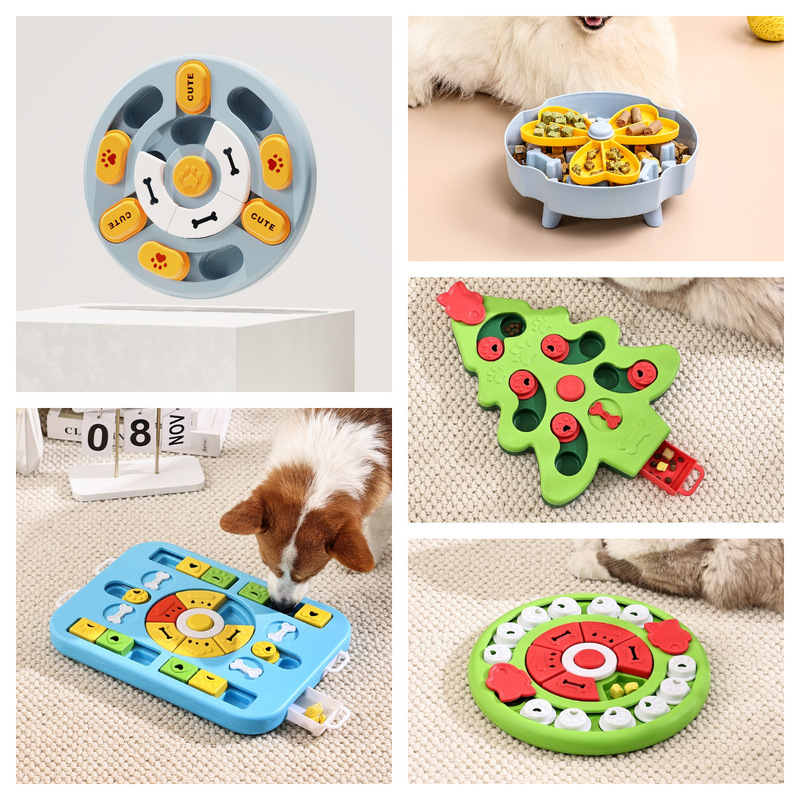 Amazon's New Dog Puzzle Toy Feeder, Anti-Choking Training Bowl, Slow Feeder Bowl, Dog Bowl, Dog Basin, Pet Supplies
