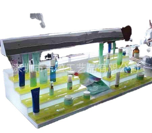 工厂供应有机玻璃化妆品陈列架 专卖店亚克力陈列架