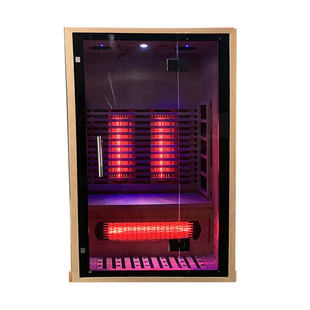 Infrared sauna for sale 2 people red cedar wood indoor best infrared sauna